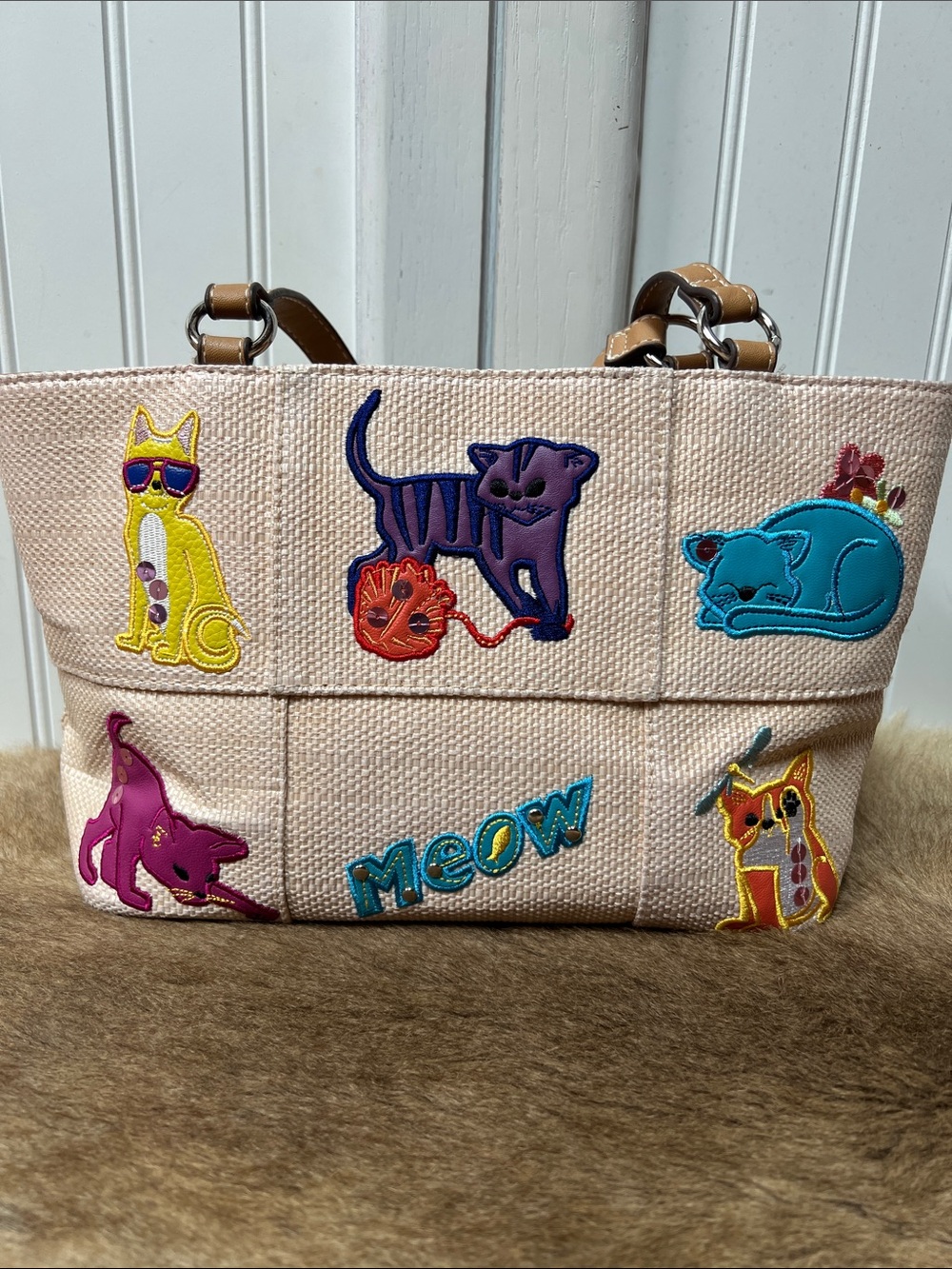 Rosetti Cute Kitten Cat Handbag Purse